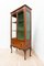 Antique Edwardian Inlaid Walnut Glazed Display Cabinet 3