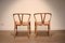 Vintage Solid Oak Ch24 Wishbone Chairs by Hans J. Wegner for Carl Hansen & Son, 1950s, Set of 2 9