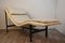 Leather and Metal Chaise Lounge, Image 9