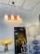 Mid-Century Italian Acrylic Glass and Brass Chandelier by Stilux Milano, 1960s, Image 12