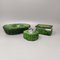Green Alabaster Smoking Set by Romano Bianchi, 1960s, Set of 3 1
