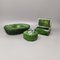 Green Alabaster Smoking Set by Romano Bianchi, 1960s, Set of 3 2