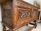 Spanish Console Chest Table with 2-Carved Drawers & Original Hardware 9