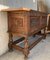 Spanish Console Chest Table with 2-Carved Drawers & Original Hardware 5