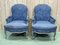 Louis XV Style Lounge Chairs in Patinated Beech with Feather Cushions, 1970s, Set of 2, Image 3