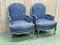 Louis XV Style Lounge Chairs in Patinated Beech with Feather Cushions, 1970s, Set of 2 13