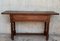 Early-19th Century Spanish Catalan Carved Walnut Console Table, Image 5