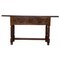 Early-19th Century Spanish Catalan Carved Walnut Console Table 1