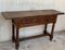 Early-19th Century Spanish Catalan Carved Walnut Console Table, Image 3