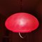 Mid-Century Modern Italian Red Glass Pull Down Hanging Lamp 3