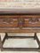 Early 20th Century Spanish Walnut Side Worktable with Large Single Drawer 3