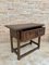 Early 20th Century Spanish Walnut Side Worktable with Large Single Drawer 8