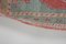 Kleiner handgeknüpfter türkischer Yastik Teppich mit niedrigem Flor 8
