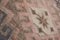 Kleiner handgeknüpfter türkischer Yastik Teppich mit niedrigem Flor, 2er Set 12