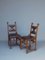 Dutch Gothic Revival Oak Side Chairs, 1890s, Set of 2 2