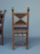 Dutch Gothic Revival Oak Side Chairs, 1890s, Set of 2 15
