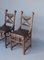 Dutch Gothic Revival Oak Side Chairs, 1890s, Set of 2 7