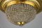 Art Deco Ceiling Lamp with Small Cut Glass Balls, 1920s, Image 5