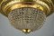 Lámpara de techo Art Déco con pequeñas bolas de vidrio tallado, años 20, Imagen 6