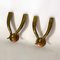 Brass and Copper Sconces in the Style of Gio Ponti, 1950s , Set of 2 12