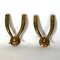 Brass and Copper Sconces in the Style of Gio Ponti, 1950s , Set of 2 14