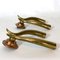 Brass and Copper Sconces in the Style of Gio Ponti, 1950s , Set of 2 7