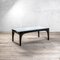 Large Italian Lacquered Metal and Extendable Floor in Carrara Marble Partenium Table by Ignazio Gardella for Emme Measure, 1985 1