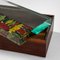 Wooden and Painted Glass Box from Fontana Arte, 1950s, Image 6