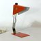 Vintage Italian Orange Metal Desk Lamp, 1970s 1