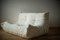 Togo 2-Seat Sofa in White Bouclette Fabric by Michel Ducaroy for Ligne Roset 3