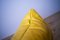 Juego de salón Dubai Pull-Up de cuero amarillo de Michel Ducaroy para Ligne Roset, años 70. Juego de 5, Imagen 22