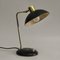 Art Deco French Black and Gold Desk Lamp, 1950s 1
