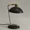 Lámpara de escritorio francesa Art Déco en negro y dorado, años 50, Imagen 7