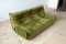 Green Velvet Togo 3-Seat Sofa by Michel Ducaroy for Ligne Roset, 1970s 4