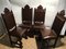 Baroque Leather Chairs, Set of 4 35