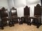 Baroque Leather Chairs, Set of 4 22