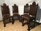 Baroque Leather Chairs, Set of 4 2
