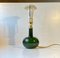 Vintage Green Glass Table Lamp by Michael Bang for Holmegaard, 1970s 6