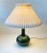 Vintage Green Glass Table Lamp by Michael Bang for Holmegaard, 1970s, Image 4