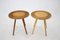 Czech Wooden Side Tables by Uluv, 1970s, Set of 2, Image 2