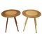 Czech Wooden Side Tables by Uluv, 1970s, Set of 2, Image 1