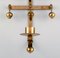 Sweden Brass Wall Candlestick from Kee Mora, Image 4