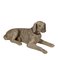 Sitting Dog Sculpture in Resin, Image 1