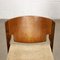 Stühle aus Schichtholz & Stoff von Vico Magistretti für Cassina, Italien, 1960er, 5er Set 4