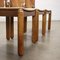 Stühle aus Schichtholz & Stoff von Vico Magistretti für Cassina, Italien, 1960er, 5er Set 8
