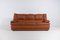 Vintage Cognac Leather 3-Seat Sofa, Italy, Image 2