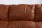 Cognacfarbenes Vintage 3-Sitzer Ledersofa, Italien 14