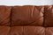 Vintage Cognac Leather 3-Seat Sofa, Italy 14