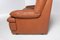 Vintage Cognac Leather 3-Seat Sofa, Italy, Image 11