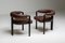 Esszimmerstühle aus braunem & schwarzem Leder & Stahlrohr von Nienkamper von De Sede 8